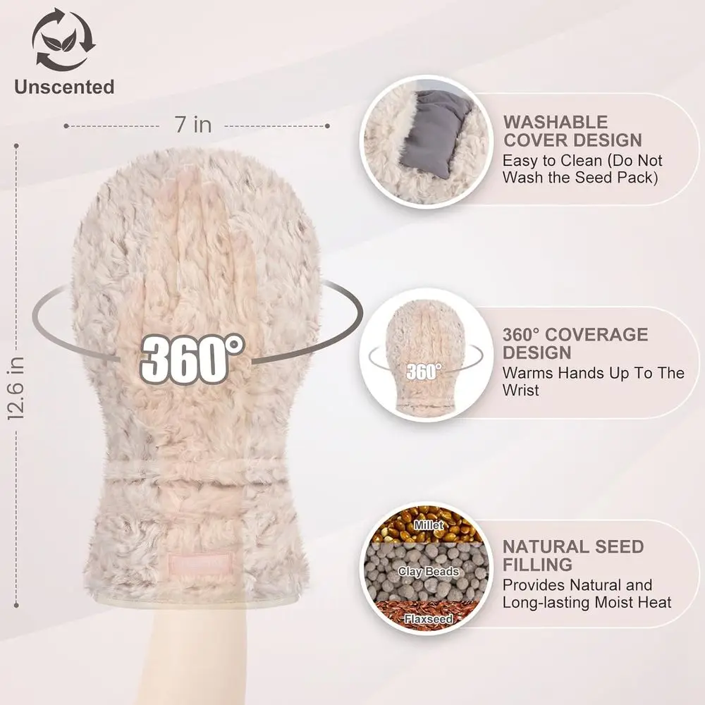 قفازات وأحذية يدوية ساخنة للراحة، مثالية للأيام الباردة، مناسبة للرجال والنساء