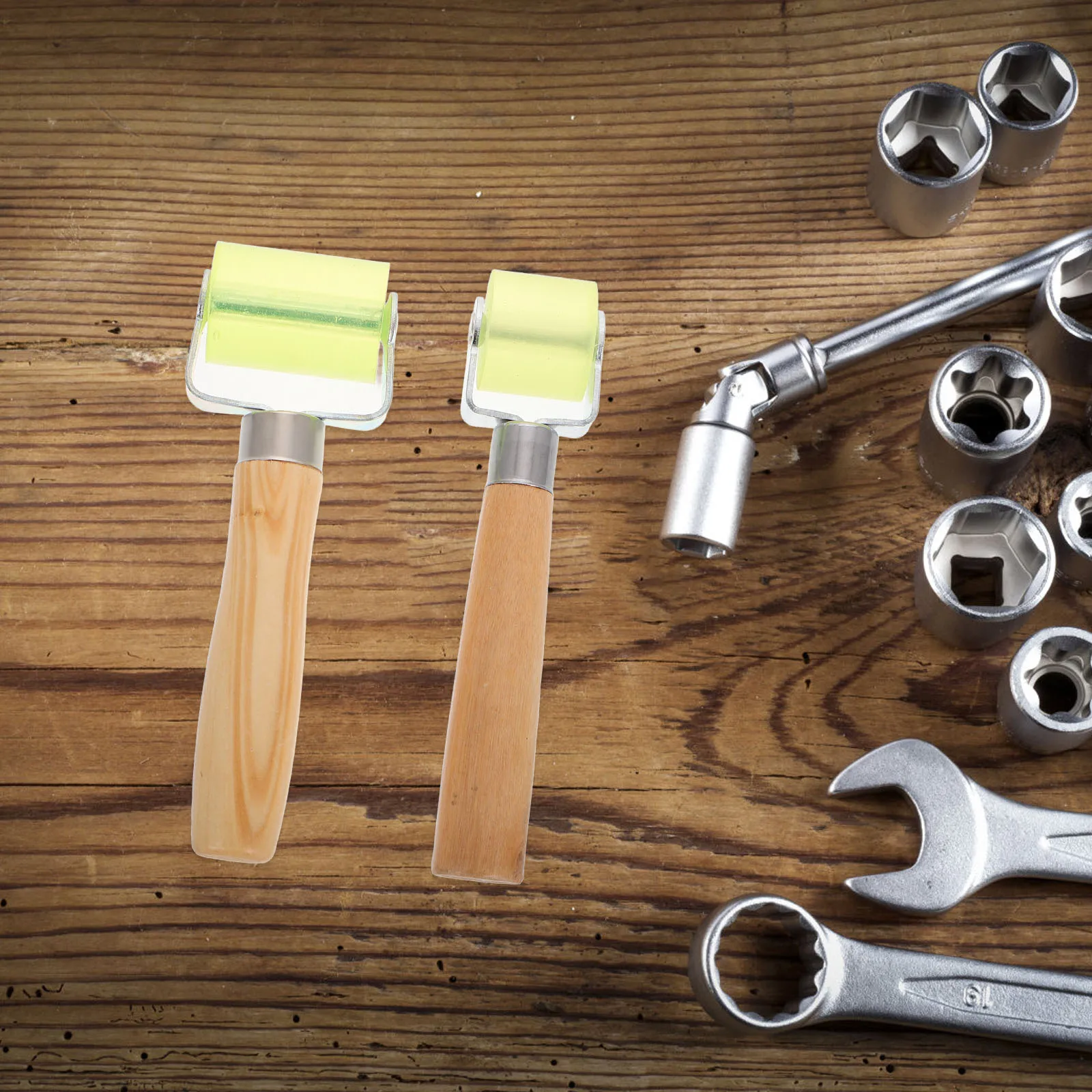 

2pcs Car Sound Deadening Automotive Seam Tool for Soundproofing Soft Rubber Compaction Motorcycle Tire Repair Durable Mini