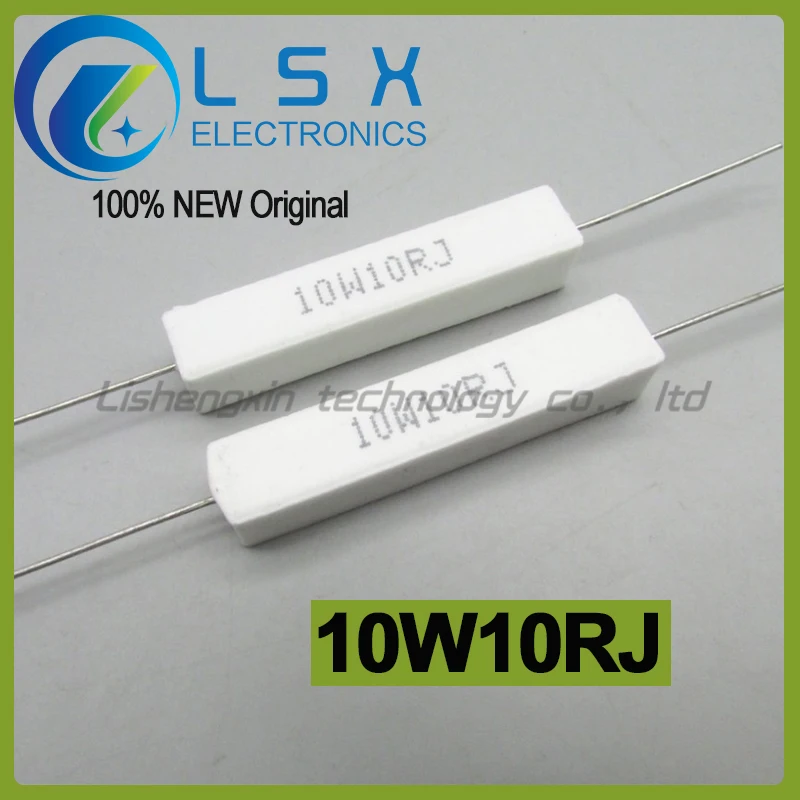 10pcs-sqp-10w-10r-10-ohm-5-10w10rj-resistor-de-cimento-ceramico-com-pino-de-cobre-novo-e-original