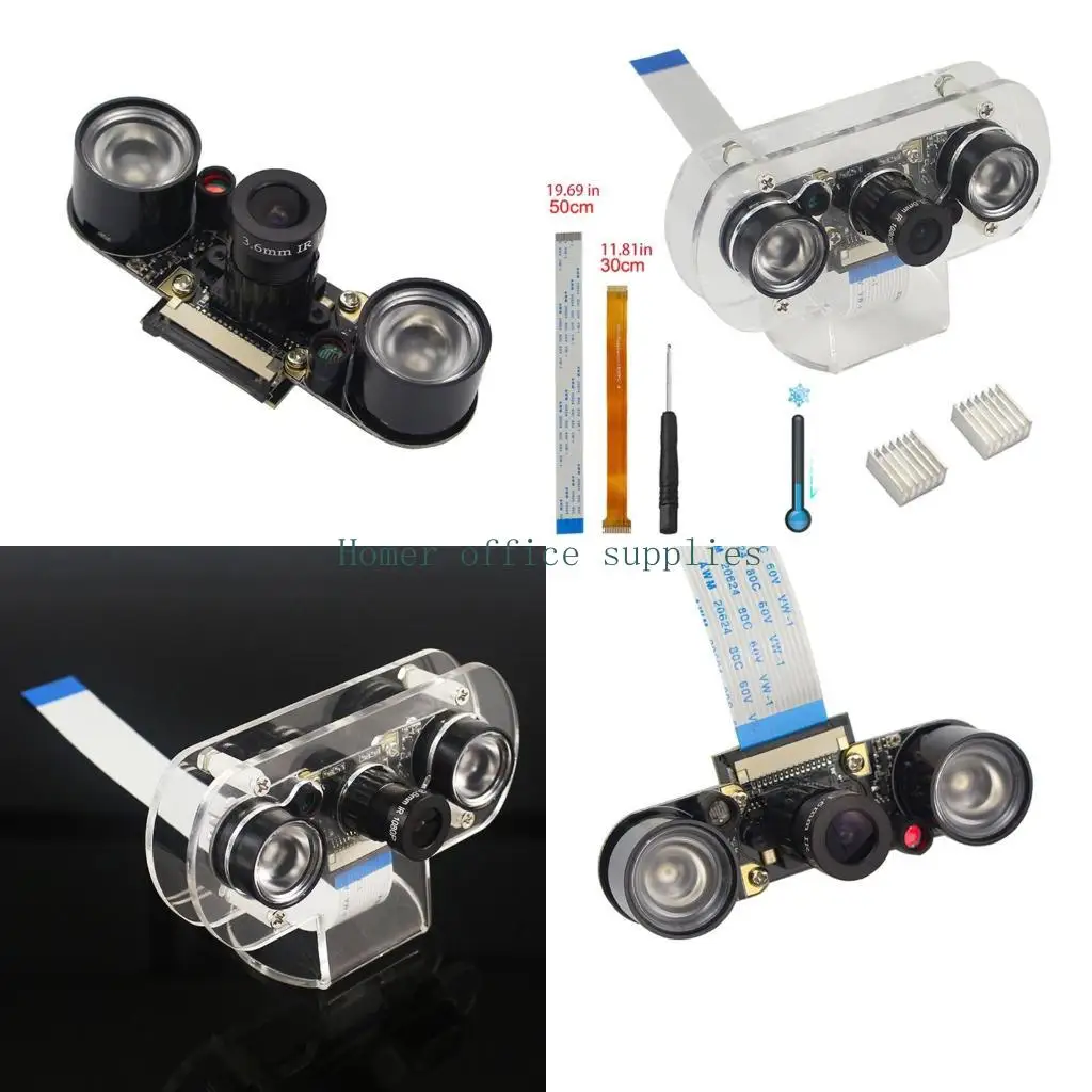 

K43B Day-Night for Vision Camera for Zero for W / 3B, IR LED for Low Light and Night for Vision, OV5647 5MP 108