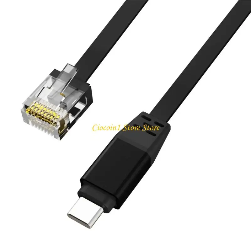 A3PC Travel Friendly Fast Speed USB C To RJ45 Ethernet Converter Reliable Internet Adapter For Smartphones Tablets Office Use