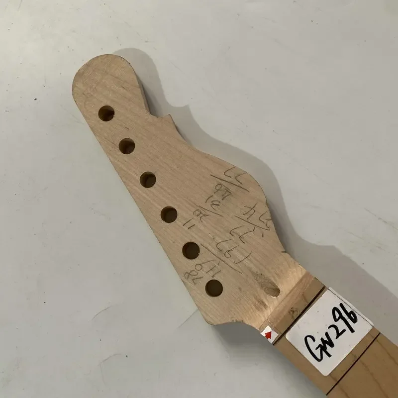 GN296 G&L Genuine and Original Electric Guitar Unfinished ST Guitar Neck No Frets Natural Maple Right Hand for DIY