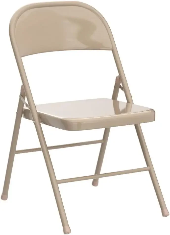 Chaises pliantes à armature métallique, siège en acier, triple support, pour le bureau et la maison, sans assemblage, gain de place, capacité artérielle 350, lot de 4