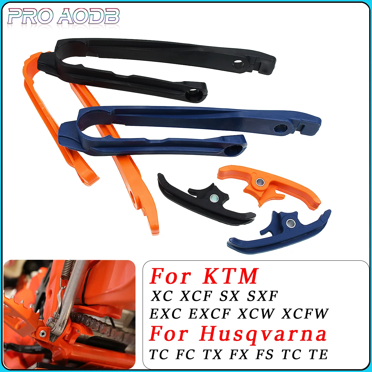 

Motorcycle Chain Slider Guard Swingarm Guide For KTM XC SX SXF XCF XCW EXC XCFW EXCF XC-F XC-W EXC-F 125 150 250 300 450 500