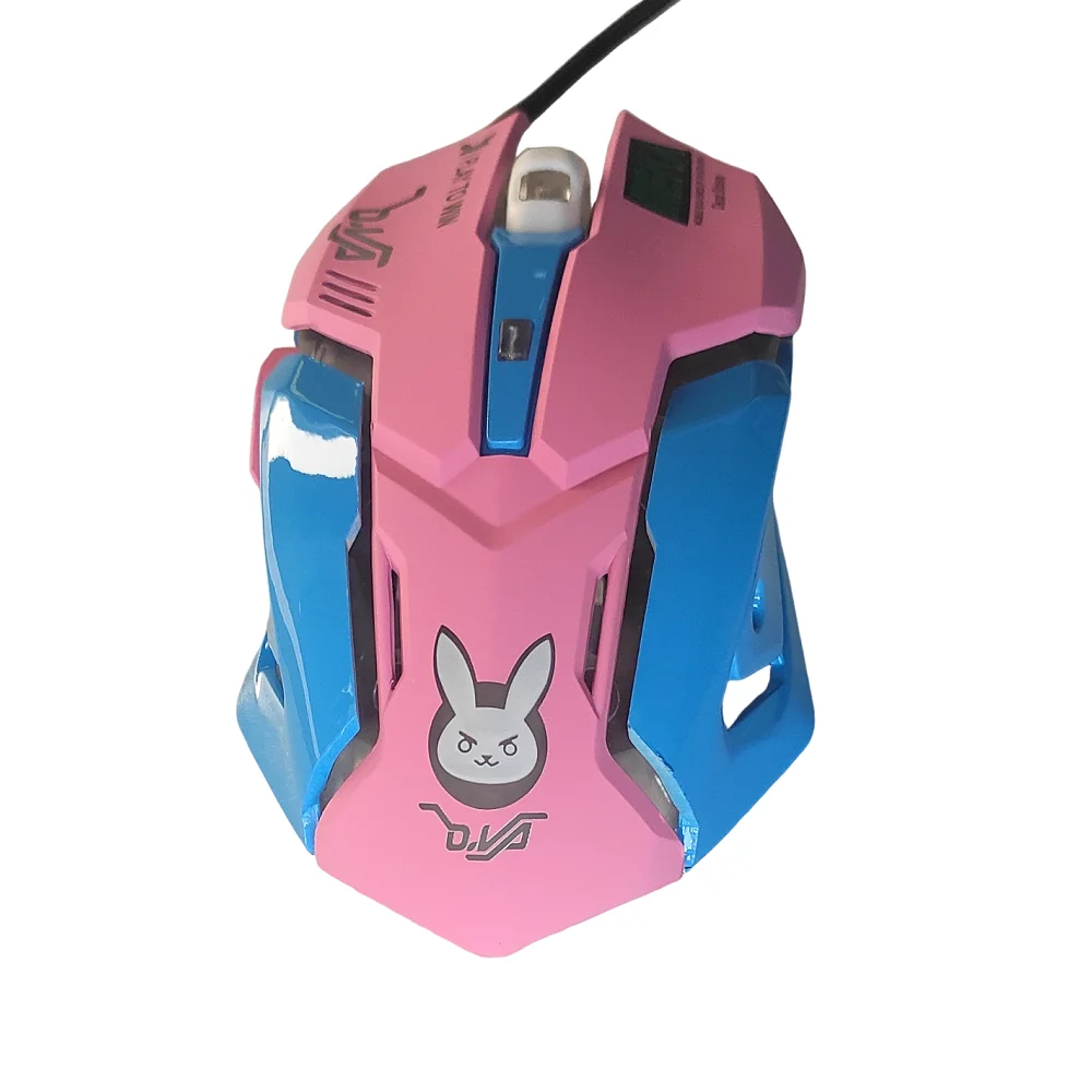 CARPBABA CBbVMO161 Jogo Mouse Rosa Rabit Com Fio Cabo USB Gaming Computer Mouse Ajustável DPI Ergonômico Para Laptop PC