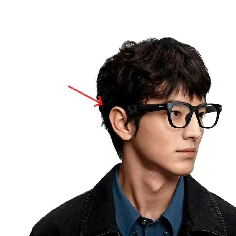 1/2/3 Pairs Sound Tube Intelligent Glasses Tube Silicone Anti Slip Audios Guide Tube Leak Proof AI Smart Glasses Tube