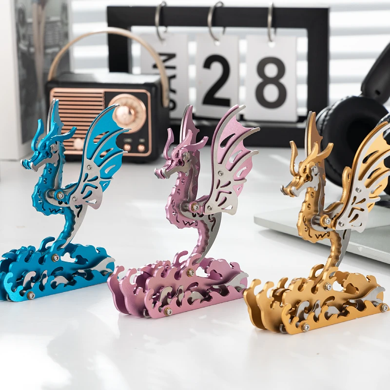 

MOKR Seehorse 3D Metal Puzzle Children's Toys DIY Assembly Model Education and Training Christmas and New Year Gifts