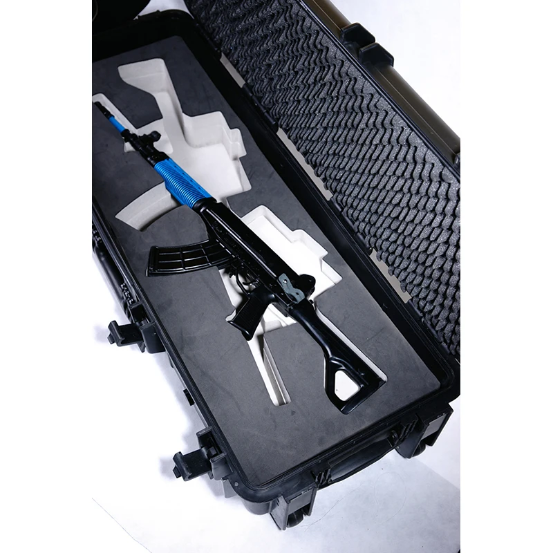 Waterproof Long Tool Case Impact Resistant Sealed Toolbox Photographic Equipment Camera Gun Storage With Pre-cut Foam