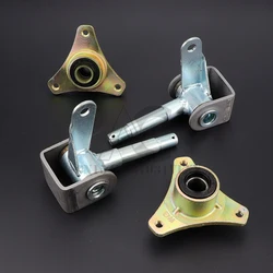 1 Pair 6 Inch Go Kart Front Knuckle Spindle Hub Fits DIY China 110cc 168 200F Go Kart Dirt Bike ATV UTV Quad Bike Parts