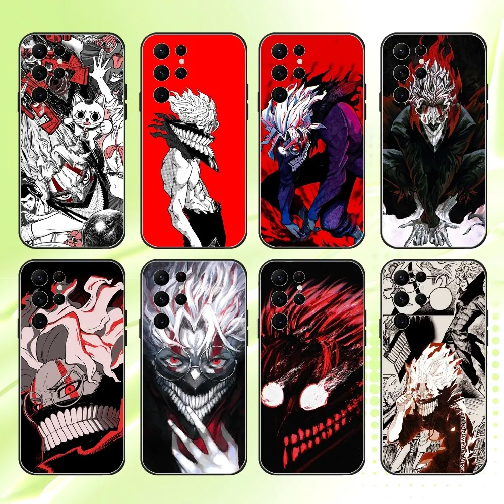 

D-DandadanS Okarun Phone Case For Samsung S 25,24,23,22,30,21,10,9,Ultra,Plus,Lite,FE,4,5G Black Soft Case