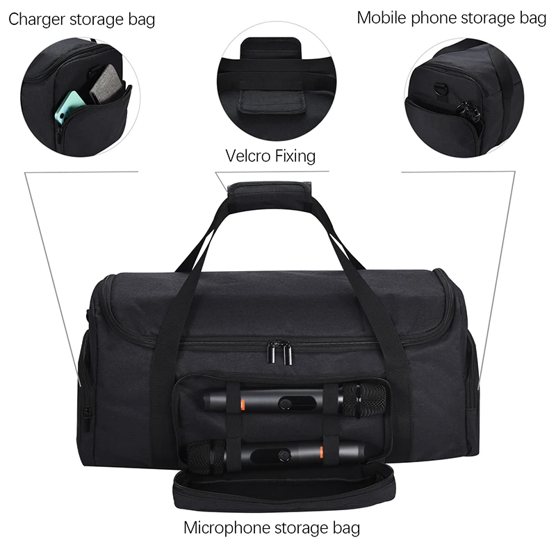 Borsa Da Trasporto Per JBL PartyBox On The Go – Custodia Morbida Con Manico, Tasche Extra E Protezione 360°