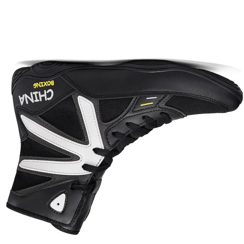 

Professional Boxing Sneakers for Men High Top Fighting Wrestling Shoes non Slip Boxing Training Boot comfortable Combat Sneakers