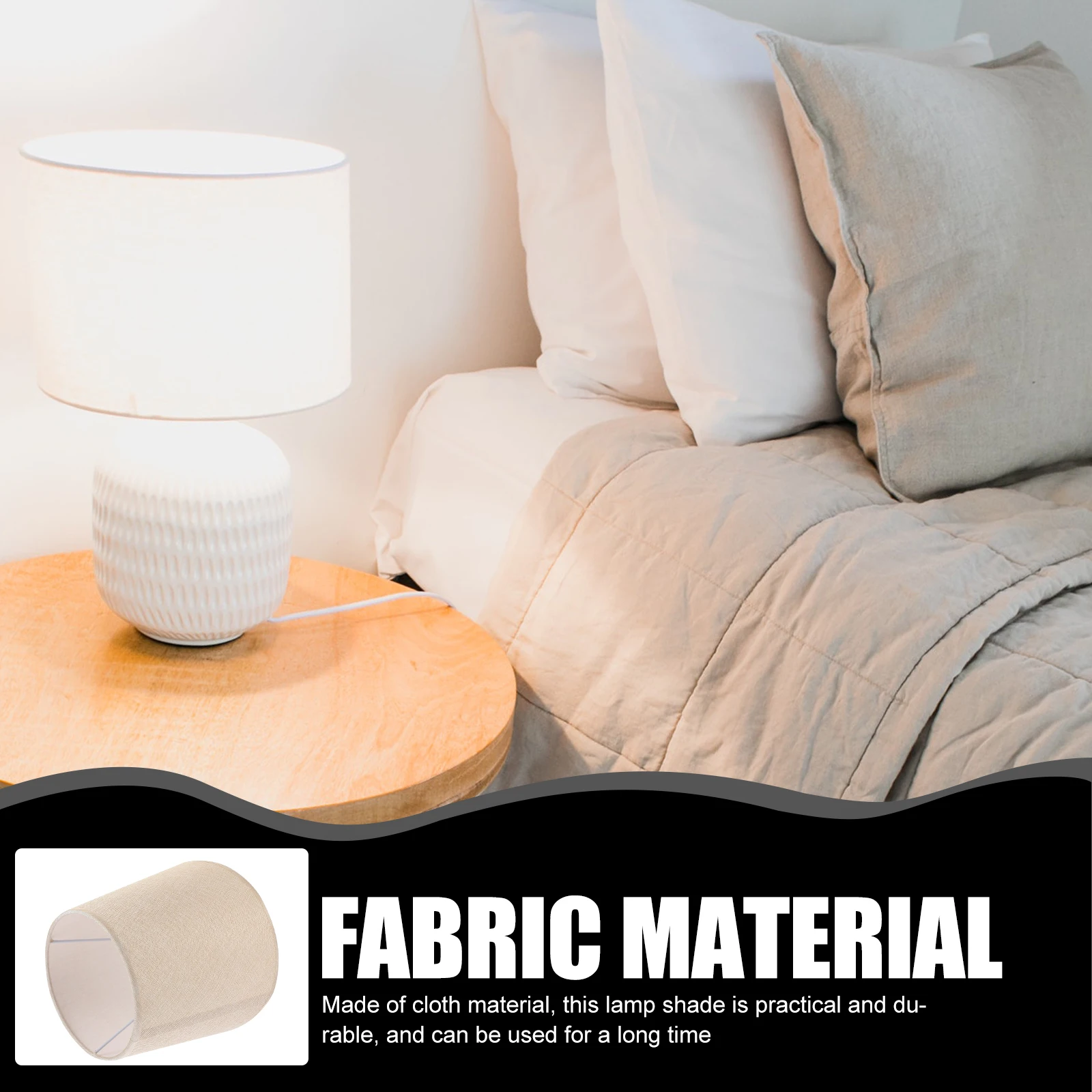 

Fabric Lampshade Replacement For Table Lamp Desk Light Cover Decorative Cloth Lamp Shade Bedroom Floor Light Fixture