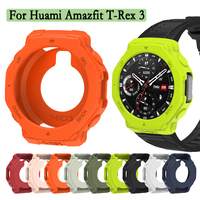 Watch Case For Huami Amazfit T-Rex 3 Soft Silicone Cover Anti Scratch Protective Shell Super Light Watch Decoration