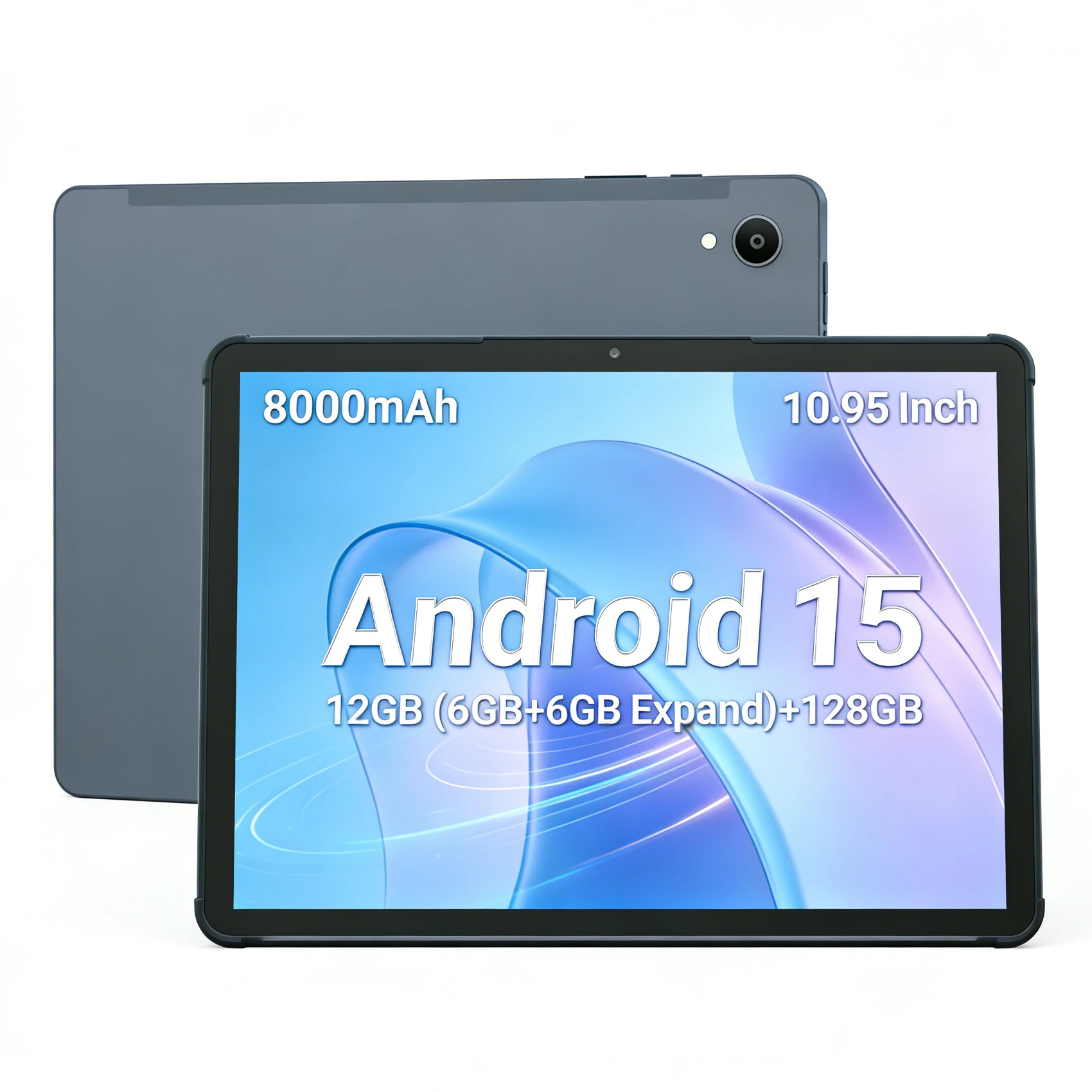 Paitanry 10.95 Inch Android 15 Tablet Octa Core 12GB RAM 128GB ROM WiFi GPS Dual Camera Google Play GMS Certificated Gaming Pad