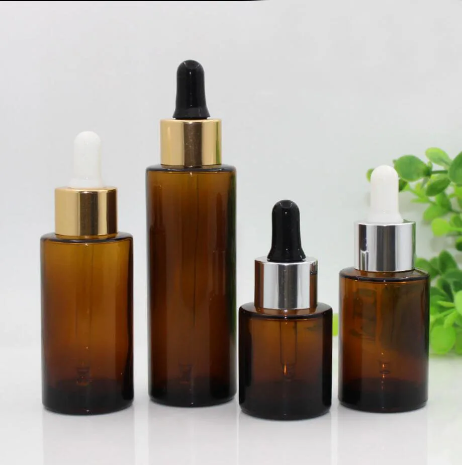 

20ML brown glass bottle whitening dropper essential oil serum toner spot removal liquid hyaluronic skin care cosmetic packing