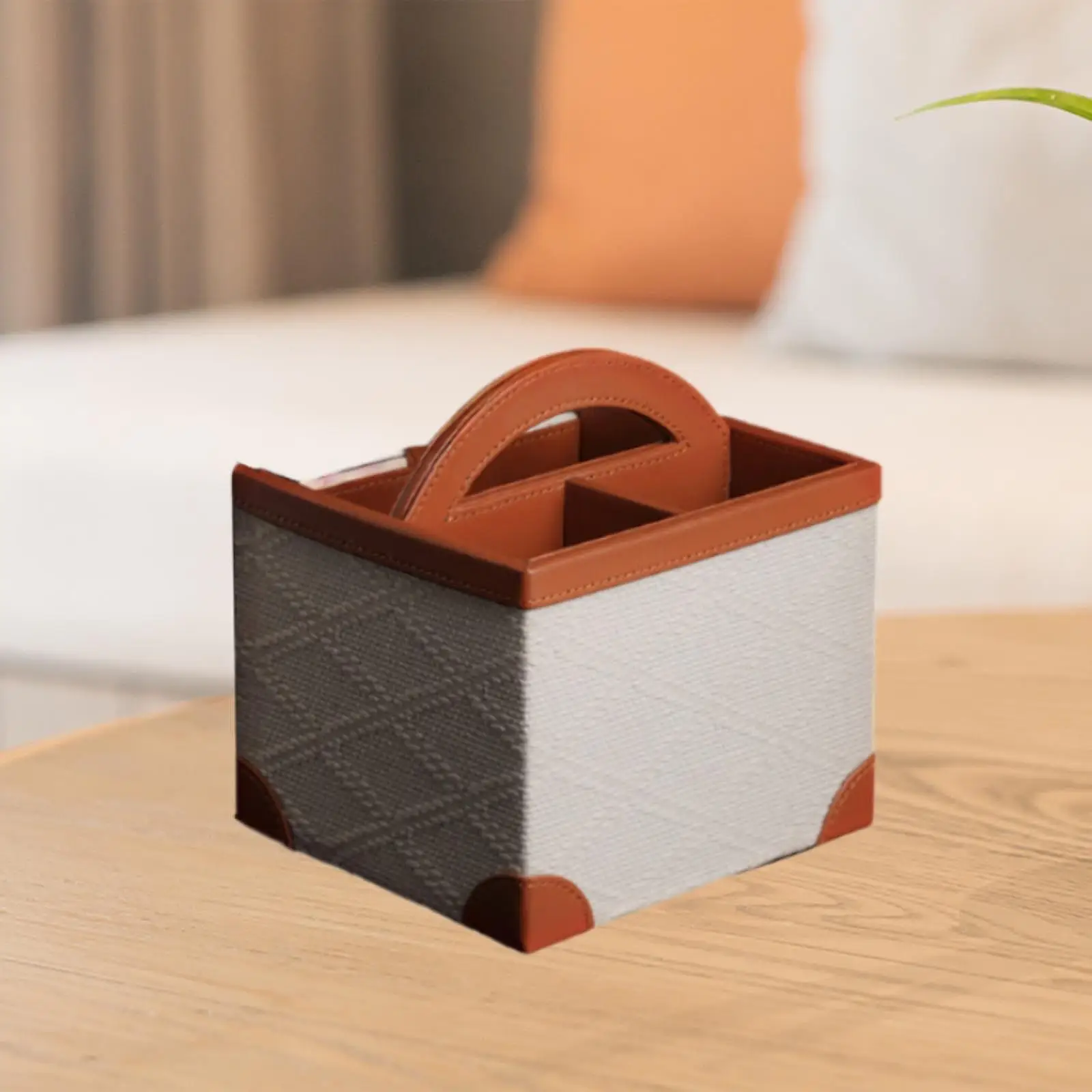 Control Holder Desktop Storage Box for Nightstand Living Room Decor