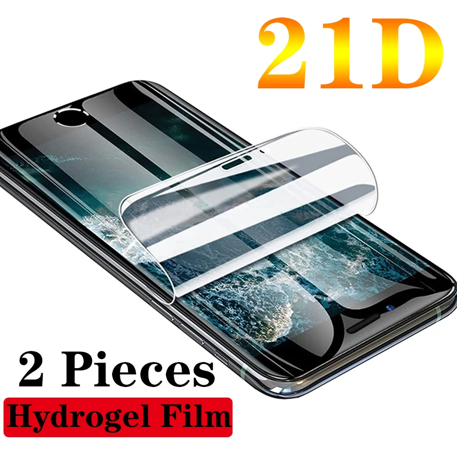 

2PCS Hydrogel Film For Motorola G8 G9 Play Plus Power TPU Screen Protector Film Moto One Vision G7 G6 G5s G5 E6 E5 Plus G8 Play