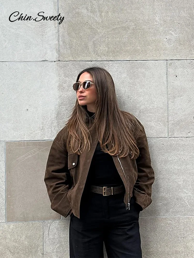 Рисунок 2 - Винтажная коричневая женская куртка