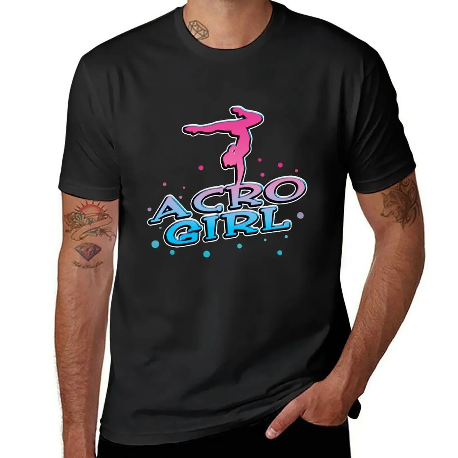 

Acro Girl T-Shirt cotton graphic tees shirts graphic Men's t-shirts