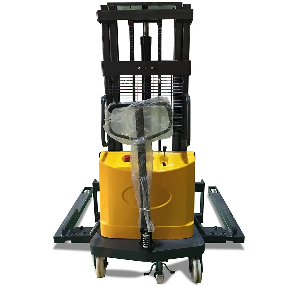 

'for Hot sell semi electric pallet stacker 1.5ton 3meter stacking forklift cheap price 1 year warranty