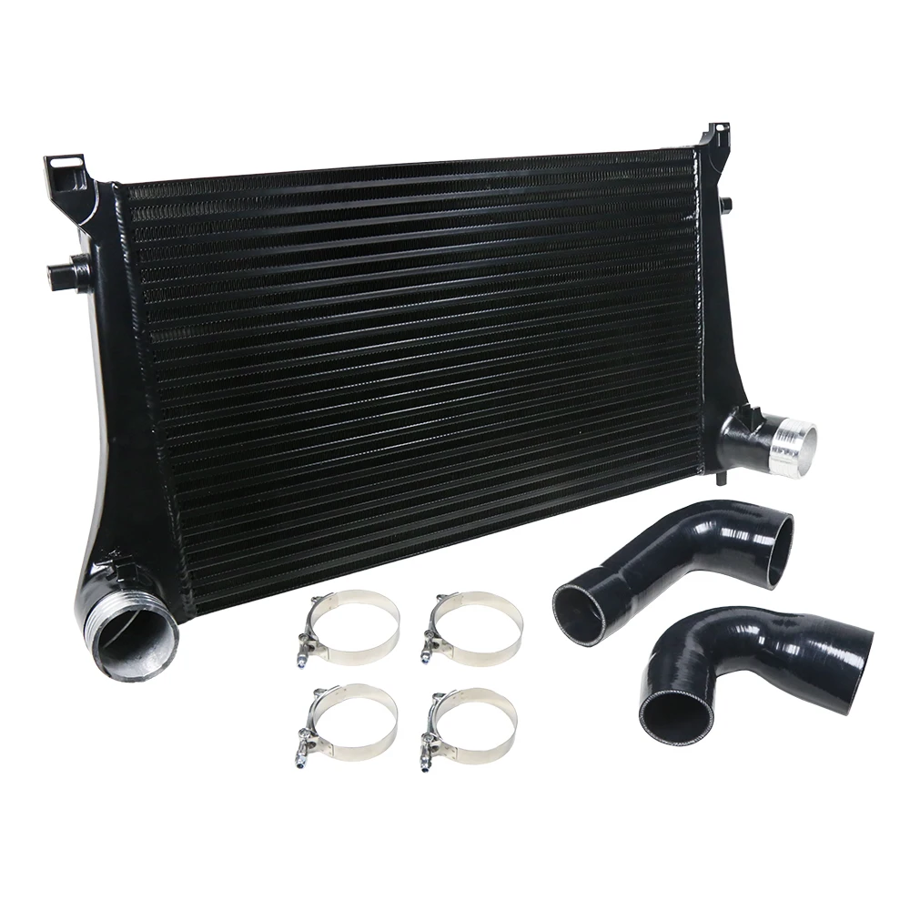 Hot Sale Upgrade 70mm Competition Aluminum Golf 7 Intercooler Kit for VW MK7 GTI Golf R  1.8T 2.0T 8V A3 S3 Bar & Plate
