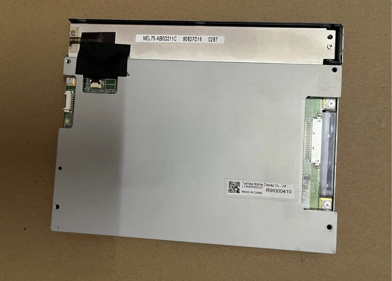 Tela LCD industrial original de 6,4 polegadas LTA065B0D2F