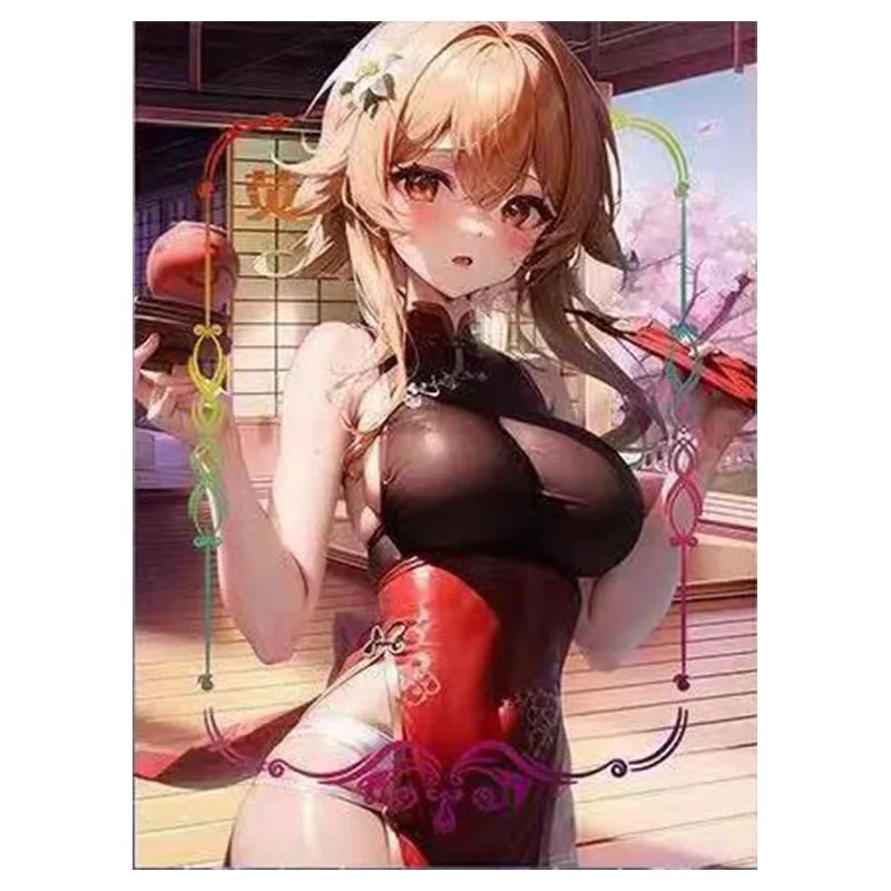 أنيمي آلهة قصة نادرة تحصيل بطاقة Ereshkigal Taiho Nishikigi Chisato Kamisato Ayaka Shenhe لعب لصبي هدية عيد ميلاد
