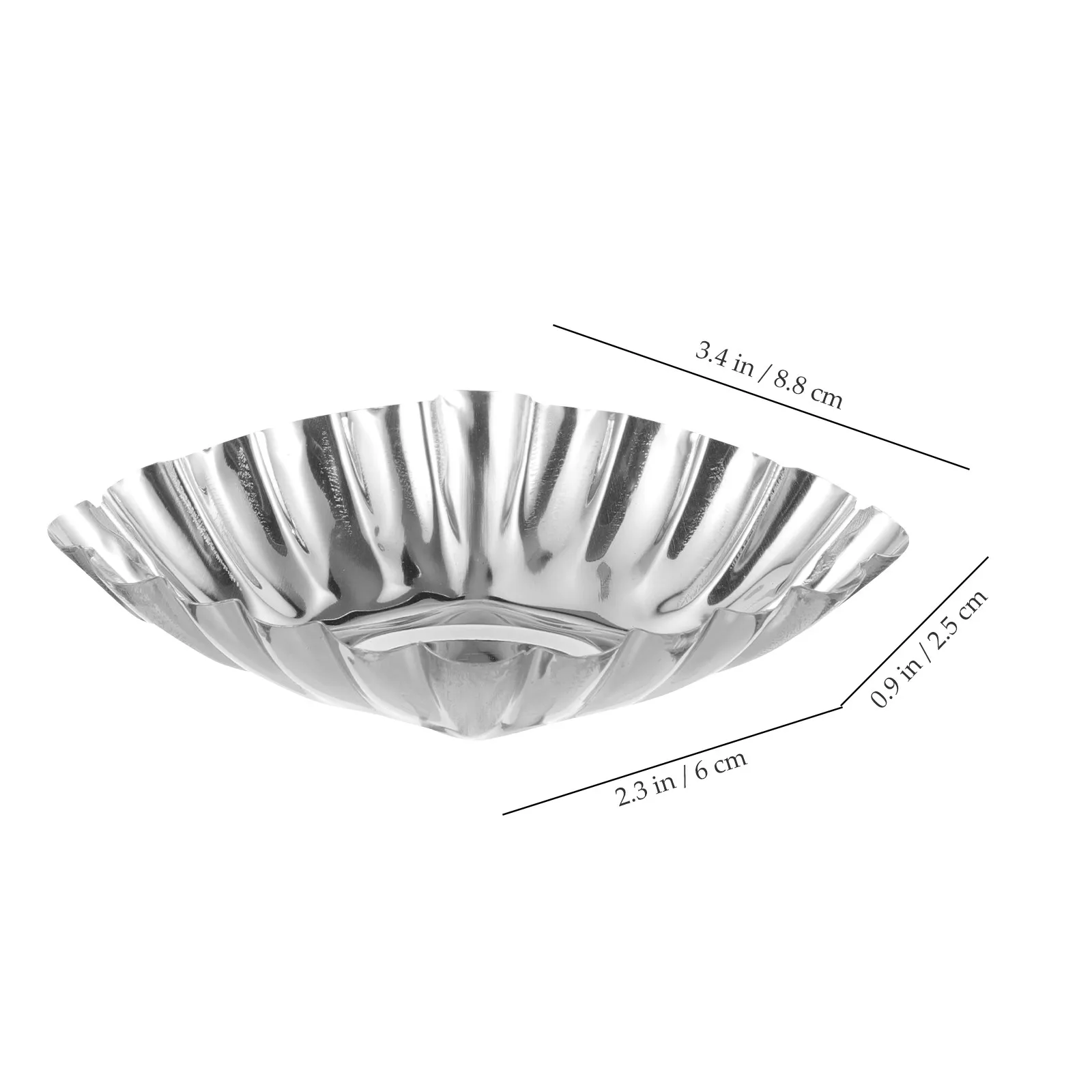 20Pcs Stainless Steel Egg Tart Molds Lightweight Heat-Resistant Baking Molds Nonstick Cupcake Muffin Pudding DIY Tart Baking - view 4