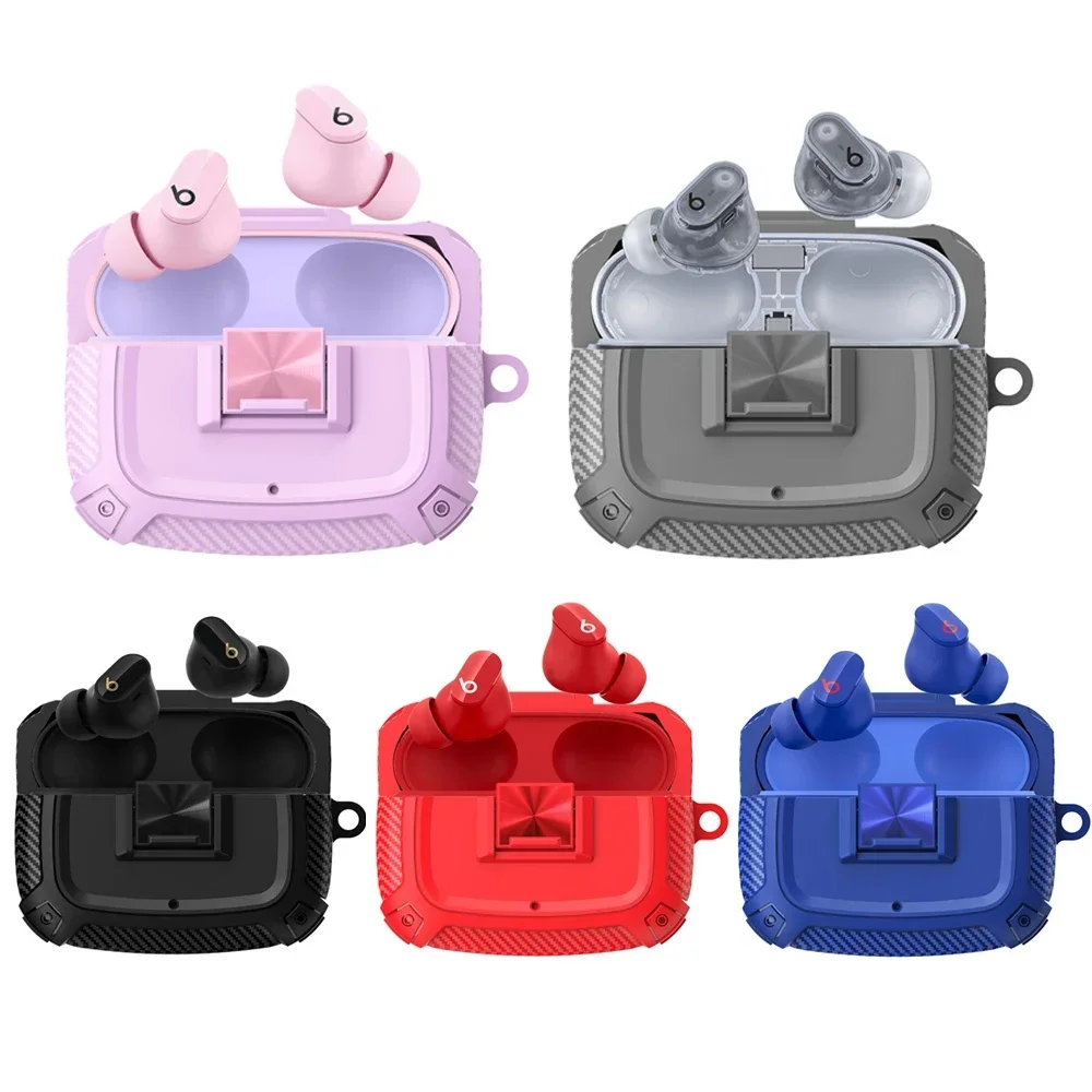 Funda de interruptor para Beats Studio Buds, funda de lujo para auriculares, funda a prueba de golpes para Beats Studio Buds Plus + fundas, accesorios