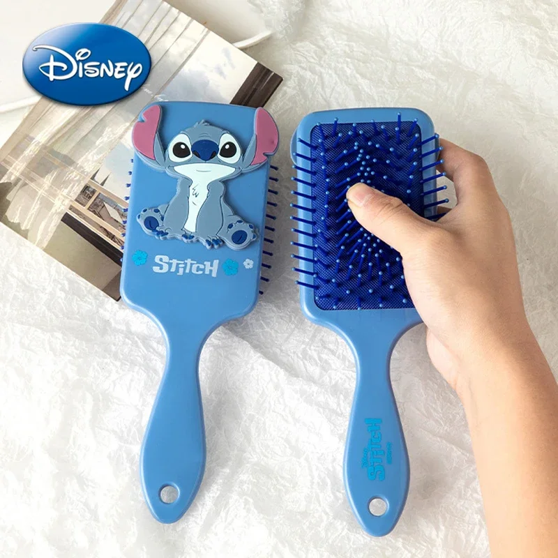 

Disney Stitch Air Cushion Comb Blue Kawaii Cartoon Massage Hair Brush Haircare Hairdressing Tool Girl Birthday Christmas Gifts