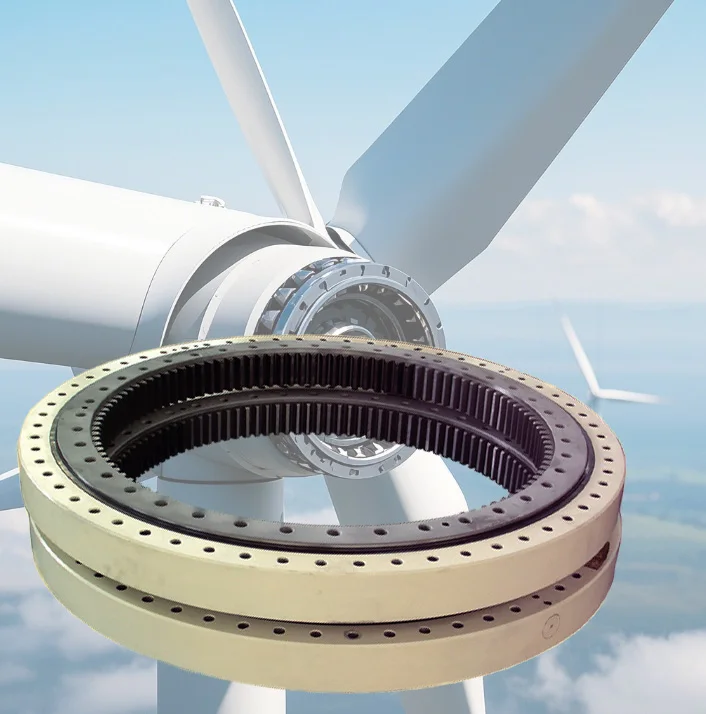

Wind Turbine Generator Supporting Pitch Yaw Wind Power Generation Main Shaft Bearing Heavy Duty Turntable Bearing