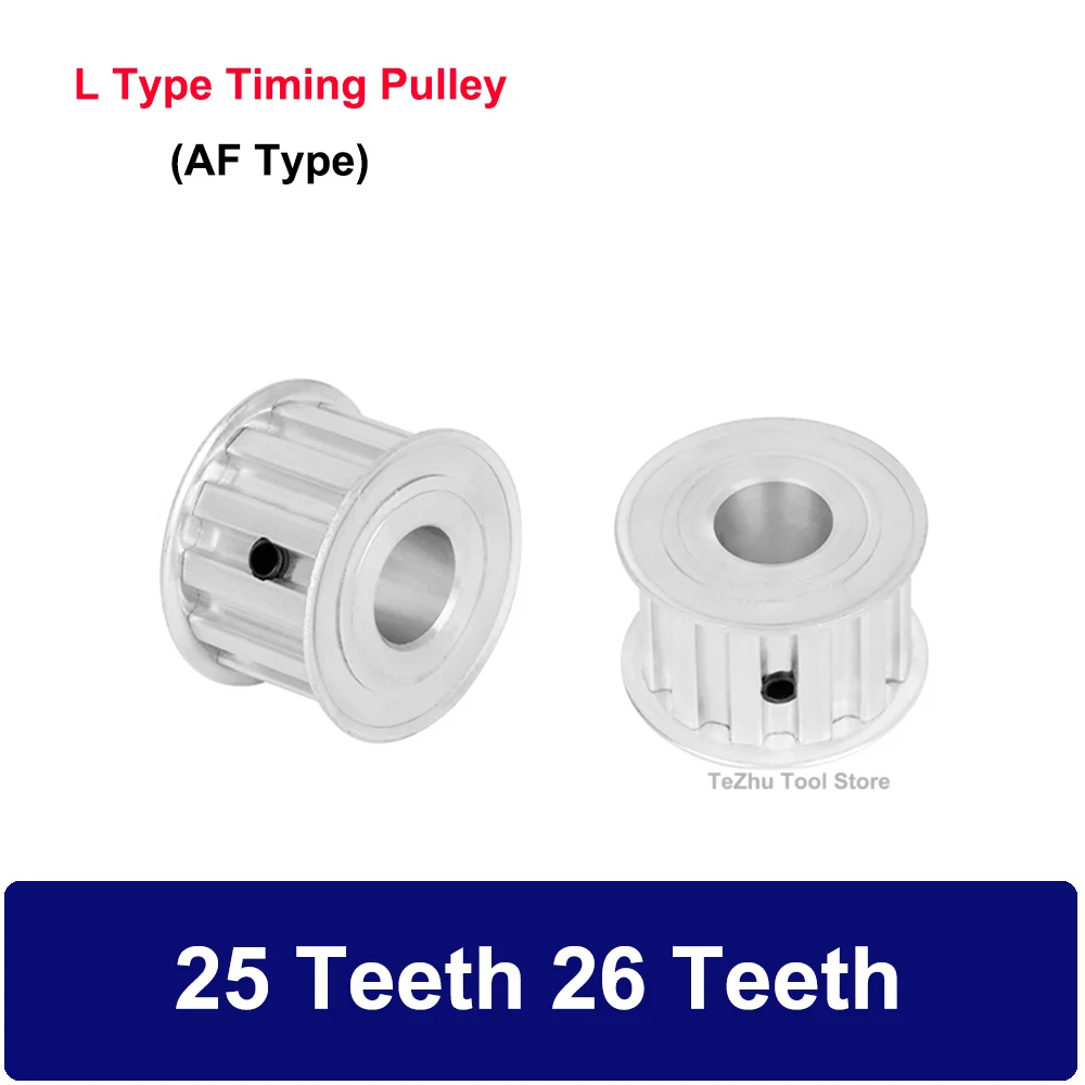 

Зубчатый шкив типа L, 1 шт., 25 зубьев, 26 зубьев, 14/21/27/41 мм, ширина фоторяда 14 мм-28 мм, деталь трансмиссии