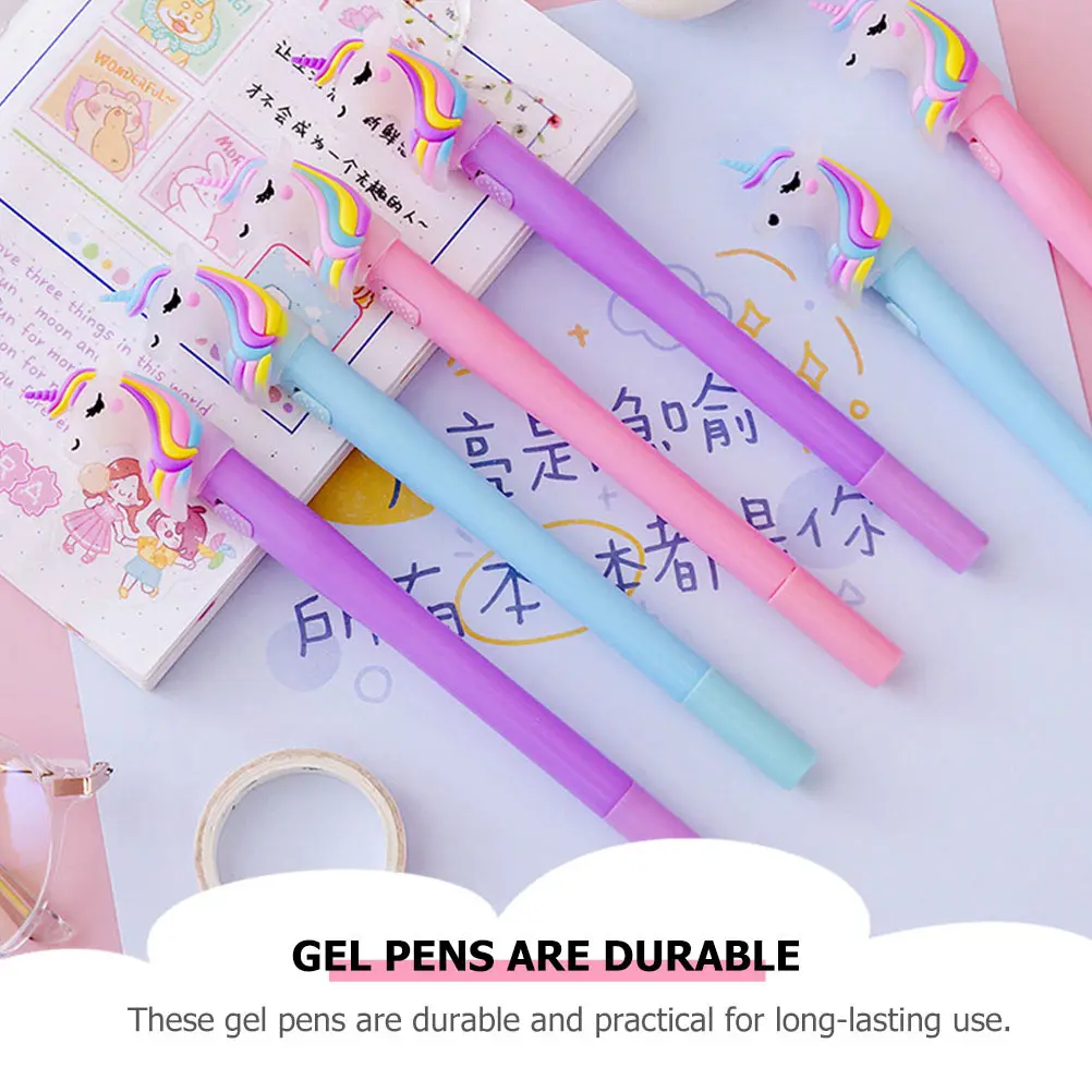 

8Pcs High-Class Cartoon Gel Pens Writing Instruments Great For Students And Kids