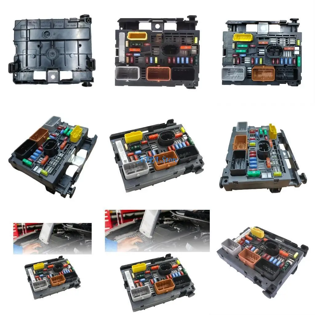 

U13C 9807028780 Auto Spare Parts Engine Fuses Box Module Assembly Relays Compatible for 307 308 607 807 Partner Expert C8