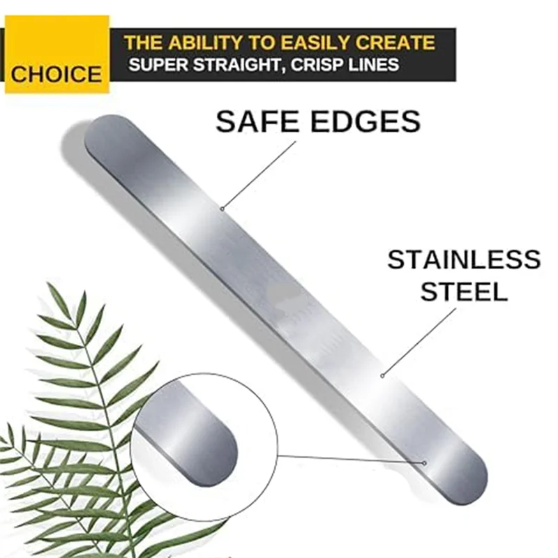 ABUU-Nail File Replaceable Emery Boards, Steel Base For Salon, 50 Pcs + 1 Metal Board Set Reusable Peel And Stick Nail Files