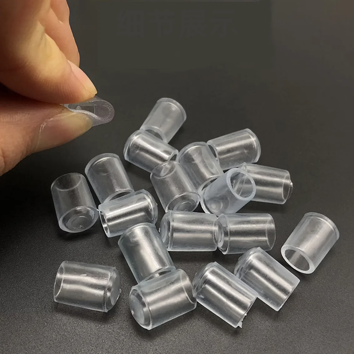 2.5/3/3.5/4/5/6/7/8/10mm PVC Round End Cap Cover Screw Thread Hook Cover Soft Plastic Caps Coat Hanger Anti Protective Sleeve