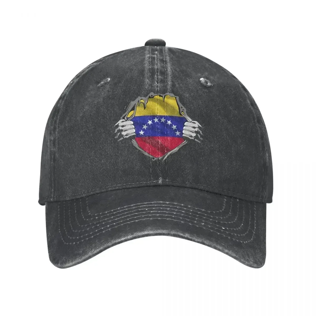 duas-maos-rasgando-revelando-bandeira-do-venezuela-bone-de-beisebol-angustiado-lavado-venezuelan-headwear-masculino-feminino-atividades-bones-chapeu