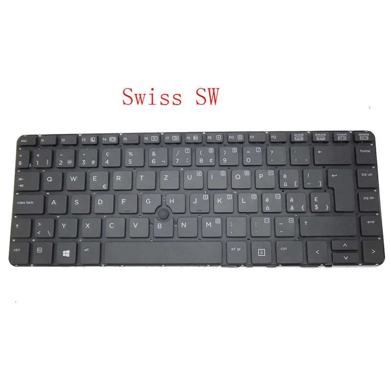 Keyboard For HP PROBOOK 640 G1 645 G1 738688-271 738688-BG1 738688-141 SG-61211-52A Romania RO/Switzerland SW/Turkey TR Black