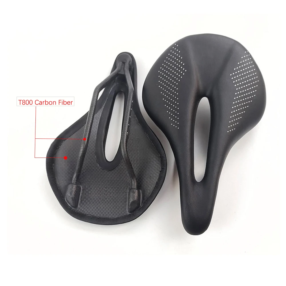 Full Carbon Bicycle Saddle MTB/Road Bike Saddles Ultralight Breathable Comfortable Seat Cushion 120g Cycling Seat Parts