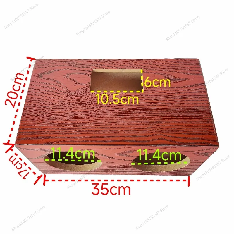 For Dual 5 Inch Active Empty Box Subwoofer Housing Household Speaker Box Power Amplifier DIY