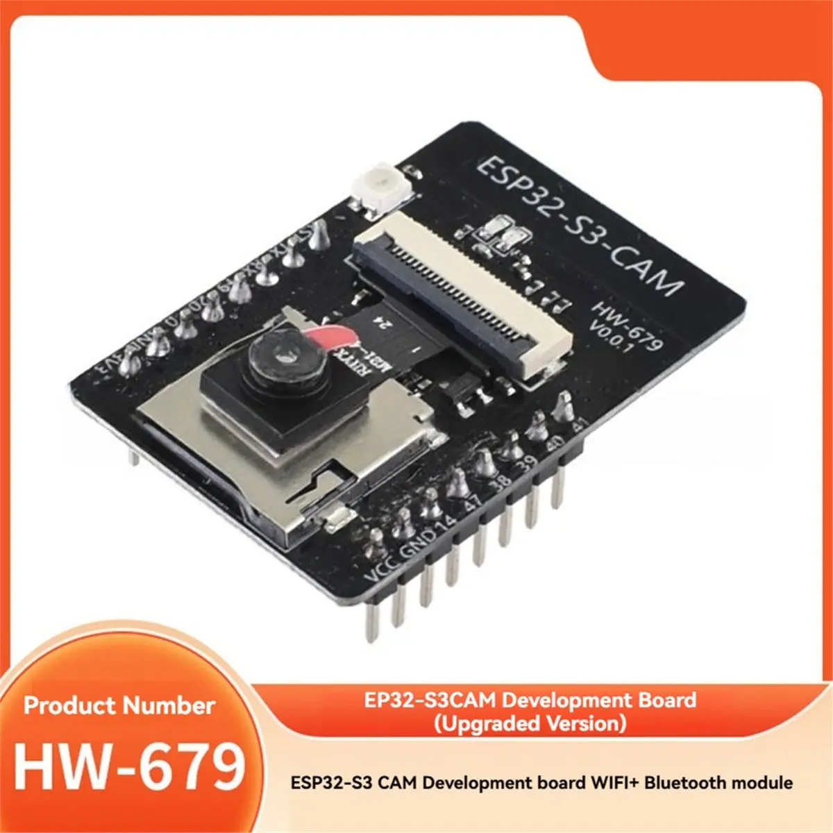 update. ESP32-S3-CAM WiFi Bluetooth Development Board Module ESP32-S3 Board ESP32 S3 CAM for Connection to External Sensors Etc