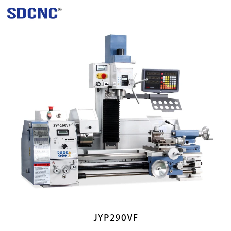 Mini JY290VF Horizontal Desktop Lathe Home Use Micro Instrument Metal Machine Tools Industrial Grade Teaching Tool Manufactured