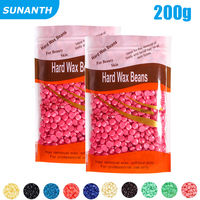 200g Waxing Wax Beans for Hair Removal Full Body Hot Film Hard Depilatory Wax Beads for Wax Heater Machine