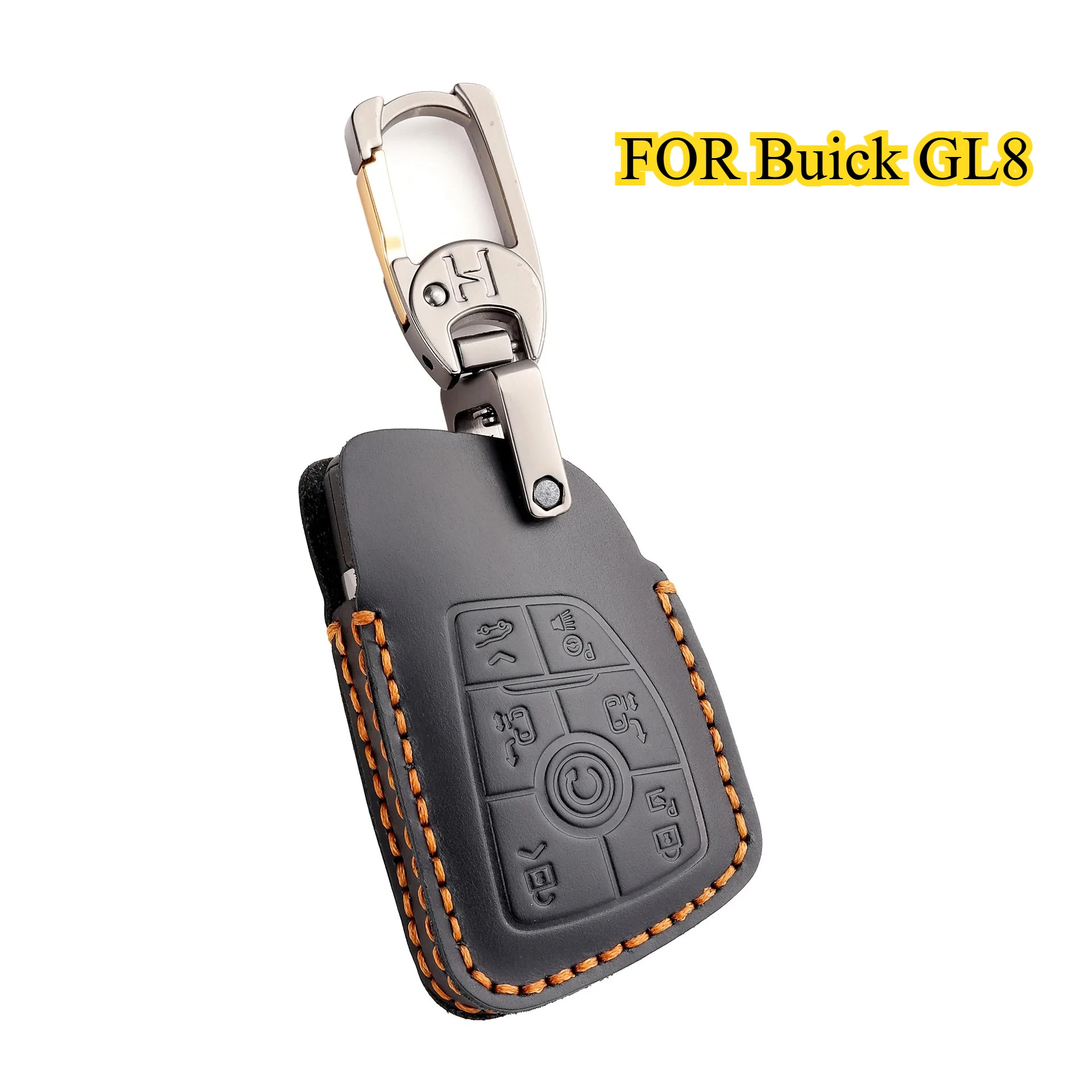 

Universal Key Case for Buick GL8 Century 2023 Models - Premium Cowhide Leather Key Cover Holder Bag Protector