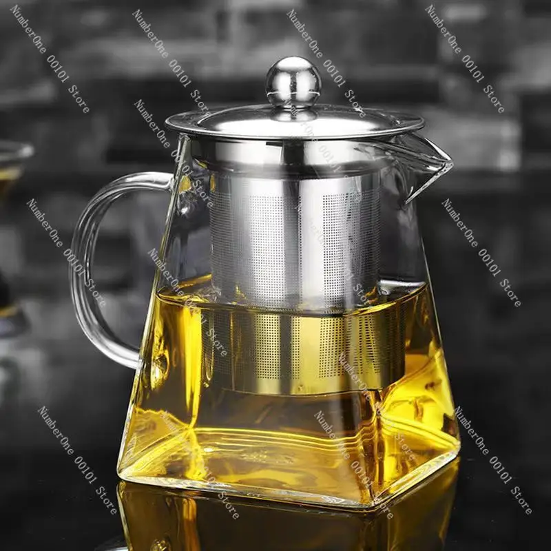 High borosilicate glass teapot | Tea separation pot, high temperature resistant electric ceramic stove kettle