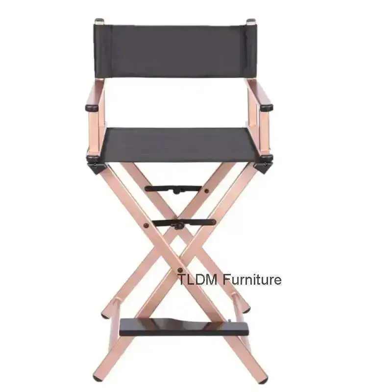 

Металлическое кресло для салона красоты и парикмахерской, складное портативное уличное кресло, многофункциональное кресло для макияжа из алюминиевого сплава