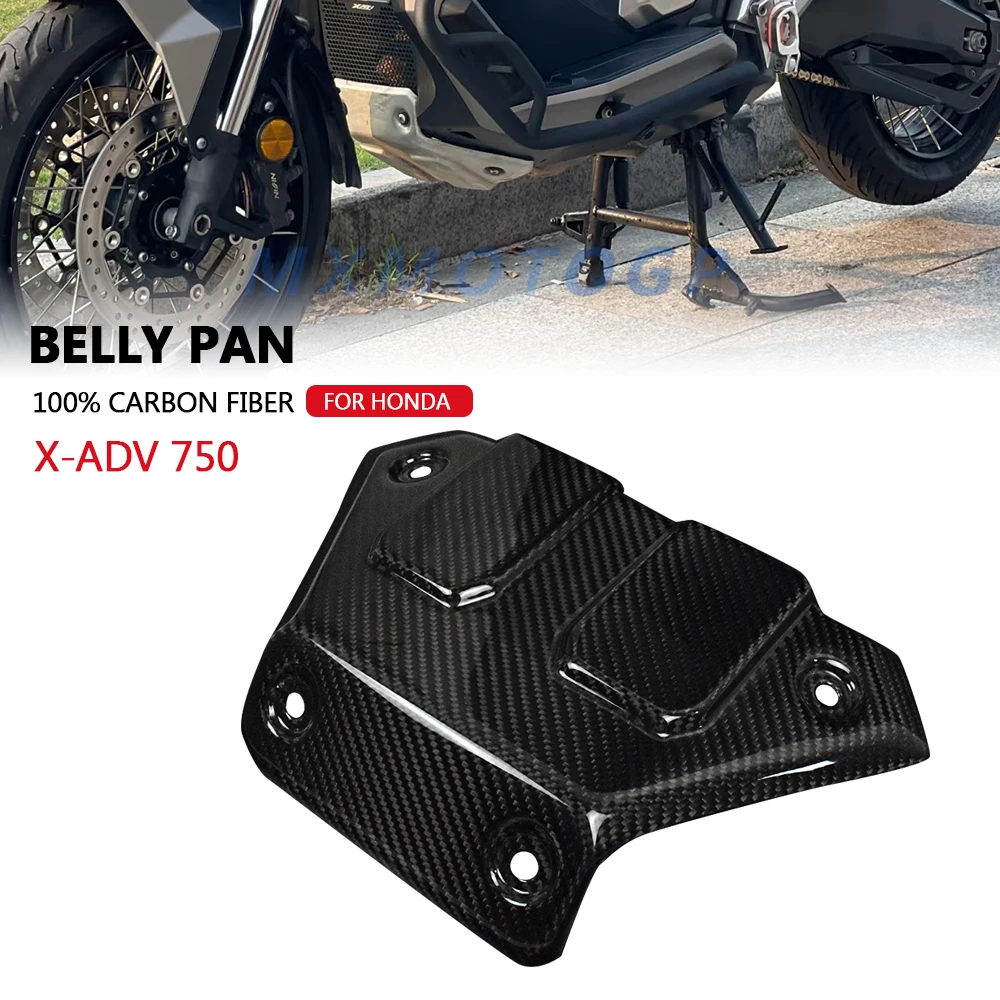 

For Honda X ADV 750 X - ADV 750 2017- 2021 2022 2023 2024 2025 100% Carbon Fiber Belly Pan Fairing Motorcycle Accessories