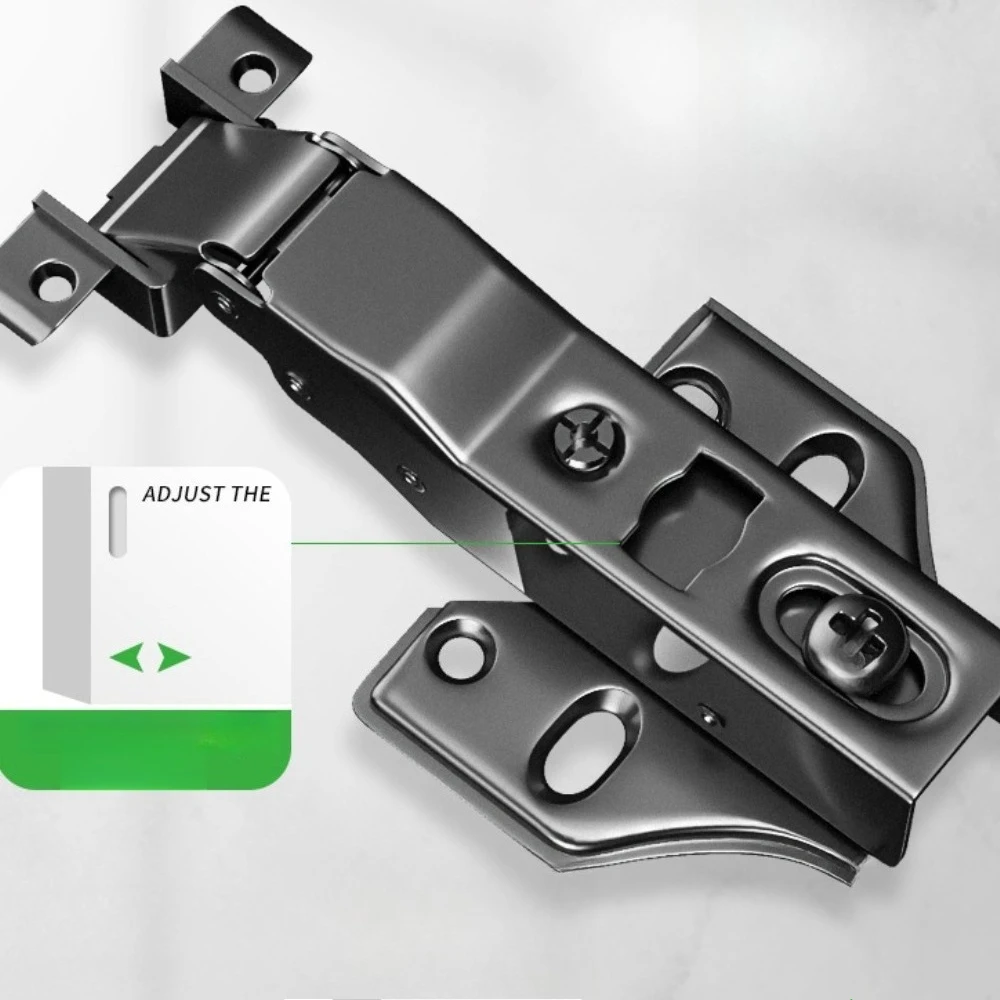 

2pcs Cold Rail Steel Aluminum Frame Hinges Door Hydraulic Hinges Cabinet Kitchen Door Hinge Damper Buffer Soft Close Hinges