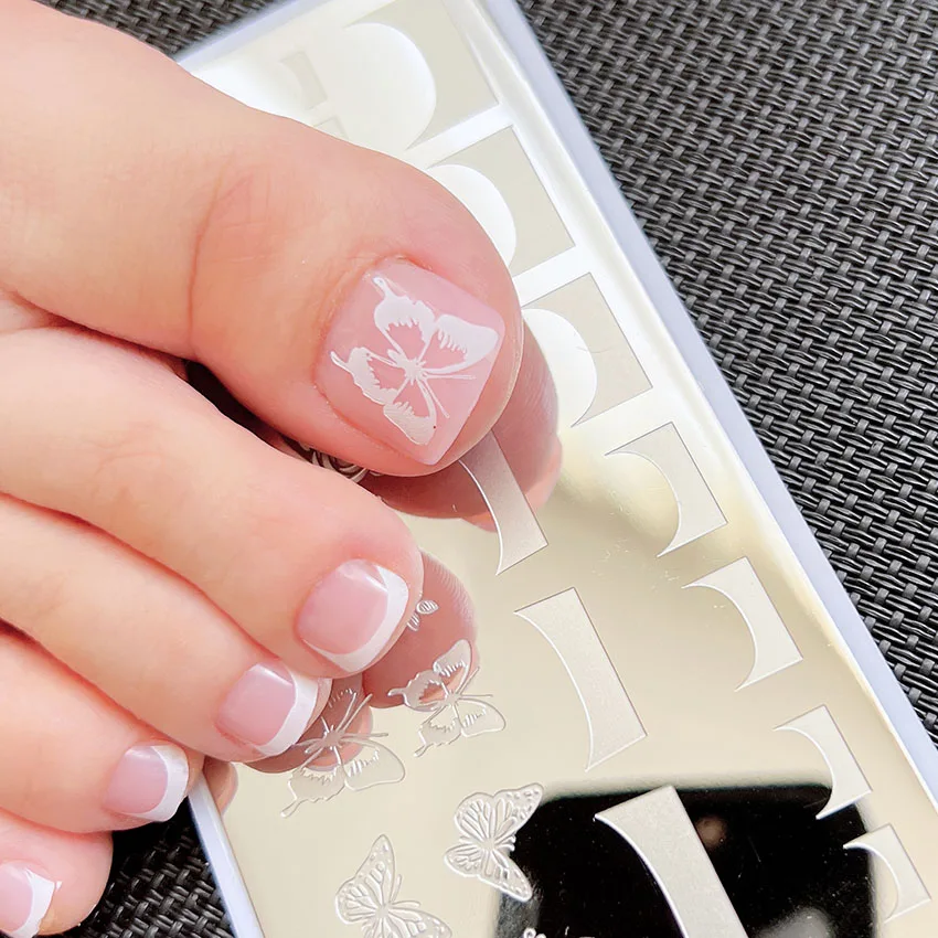 XMQ Nail Art Stamping Plate French Designs